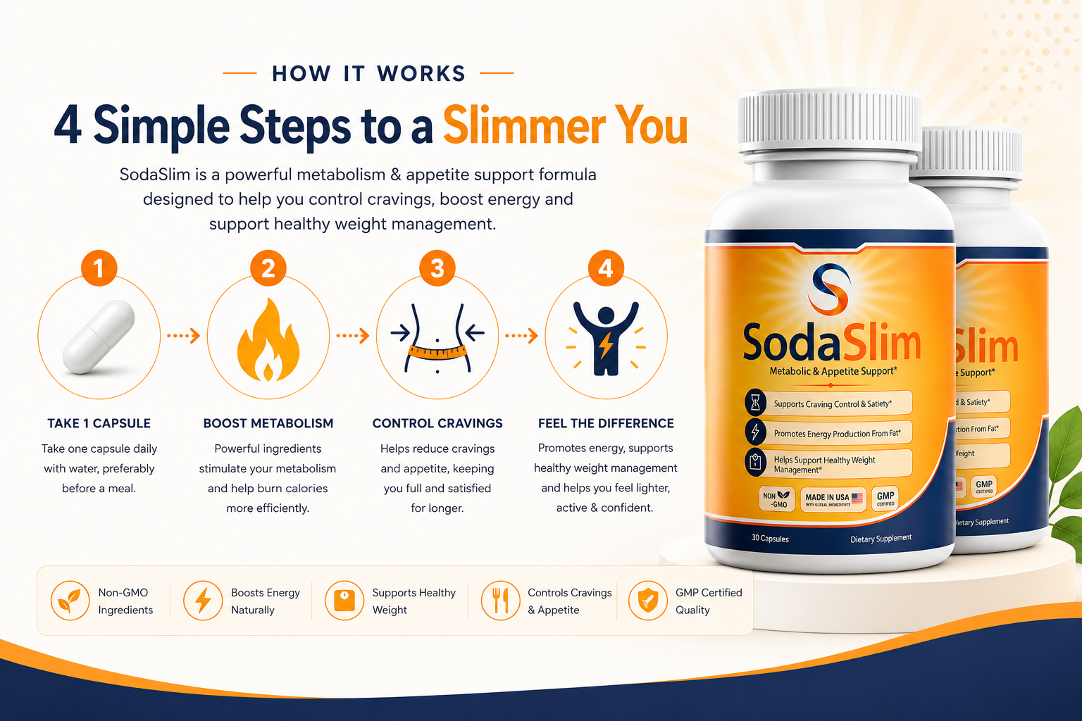 SodaSlim how it works infographic